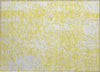 Piper Looms Chantille Abstract ACN949 Yellow Machine Washable Area Rug Scatter Main Image