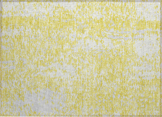 Piper Looms Chantille Abstract ACN949 Yellow Machine Washable Area Rug Scatter Main Image
