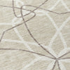 Piper Looms Chantille Geometric ACN950 Beige Machine Washable Area Rug Swatch Image