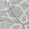 Piper Looms Chantille Geometric ACN950 Gray Machine Washable Area Rug Swatch Image