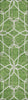 Piper Looms Chantille Geometric ACN950 Green Machine Washable Area Rug Runner Main Image