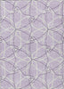 Piper Looms Chantille Geometric ACN950 Lavender Machine Washable Area Rug main image