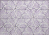 Piper Looms Chantille Geometric ACN950 Lavender Machine Washable Area Rug Scatter Main Image