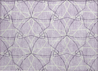 Piper Looms Chantille Geometric ACN950 Lavender Machine Washable Area Rug Scatter Main Image