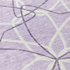 Piper Looms Chantille Geometric ACN950 Lavender Machine Washable Area Rug Swatch Image