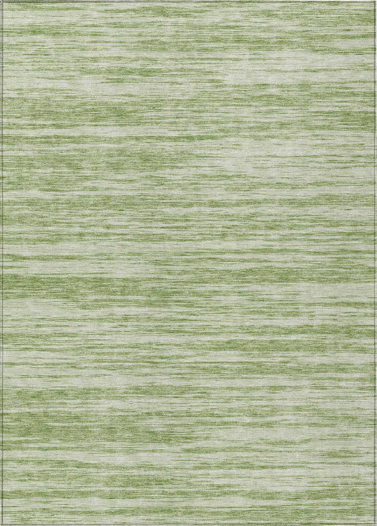 Piper Looms Chantille Stripes ACN951 Aloe Machine Washable Area Rug main image