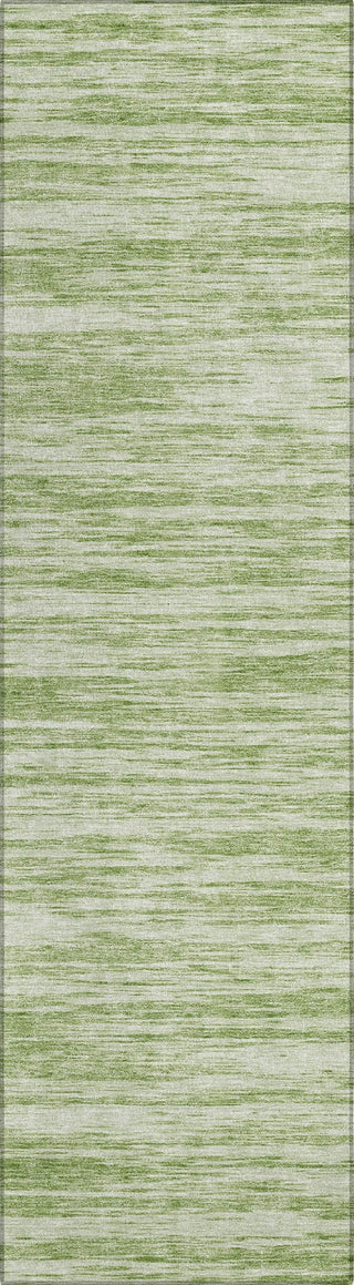 Piper Looms Chantille Stripes ACN951 Aloe Machine Washable Area Rug Runner Main Image