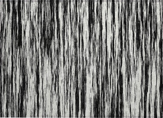 Piper Looms Chantille Stripes ACN951 Black Machine Washable Area Rug Scatter Main Image