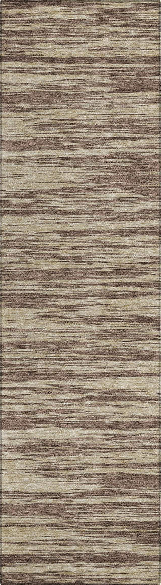 Piper Looms Chantille Stripes ACN951 Brown Machine Washable Area Rug Runner Main Image