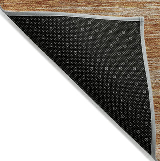 Piper Looms Chantille Stripes ACN951 Copper Machine Washable Area Rug Backing Image