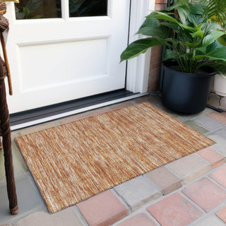 Piper Looms Chantille Stripes ACN951 Copper Machine Washable Area Rug Scatter Outdoor Lifestyle Image Feature