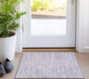 Piper Looms Chantille Stripes ACN951 Lavender Machine Washable Area Rug Scatter Lifestyle Image Feature