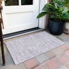 Piper Looms Chantille Stripes ACN951 Lavender Machine Washable Area Rug Scatter Outdoor Lifestyle Image Feature