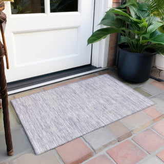 Piper Looms Chantille Stripes ACN951 Lavender Machine Washable Area Rug Scatter Outdoor Lifestyle Image Feature