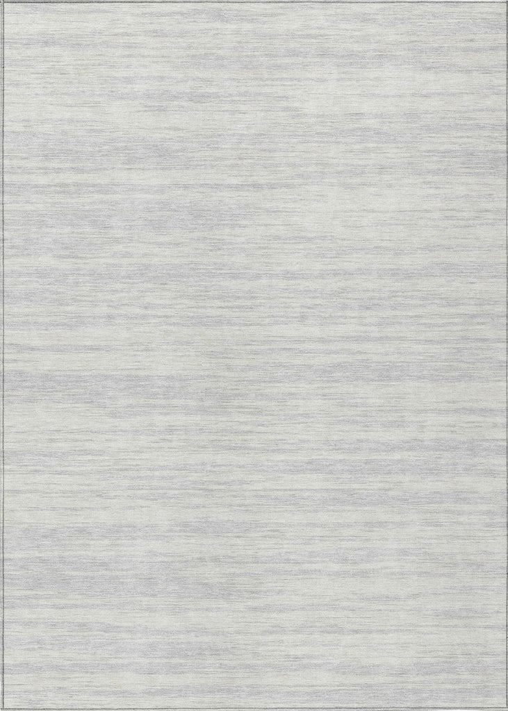 Piper Looms Chantille Stripes ACN951 Silver Machine Washable Area Rug main image