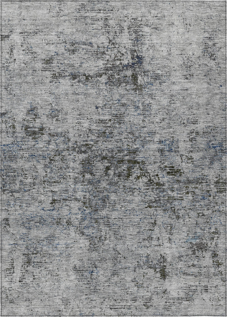Piper Looms Chantille Abstract ACN953 Gray Machine Washable Area Rug main image