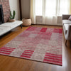 Piper Looms Chantille Stripes ACN954 Garnet Machine Washable Area Rug Lifestyle Image Feature