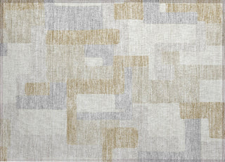 Piper Looms Chantille Geometric ACN955 Ivory Machine Washable Area Rug Scatter Main Image