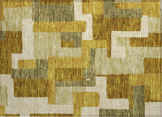 Piper Looms Chantille Geometric ACN955 Wheat Machine Washable Area Rug Scatter Main Image