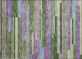 Piper Looms Chantille Stripes ACN956 Cactus Machine Washable Area Rug Scatter Main Image