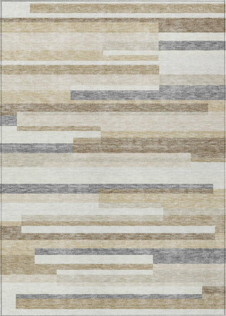 Piper Looms Chantille Stripes ACN956 Ivory Machine Washable Area Rug main image