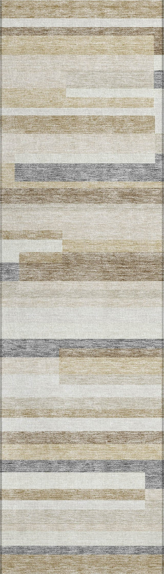 Piper Looms Chantille Stripes ACN956 Ivory Machine Washable Area Rug Runner Main Image