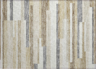 Piper Looms Chantille Stripes ACN956 Ivory Machine Washable Area Rug Scatter Main Image