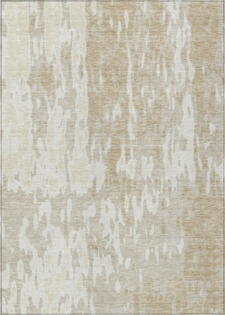Piper Looms Chantille Abstract ACN957 Beige Machine Washable Area Rug main image