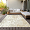 Piper Looms Chantille Abstract ACN957 Beige Machine Washable Area Rug Outdoor Lifestyle Image Feature