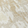 Piper Looms Chantille Abstract ACN957 Beige Machine Washable Area Rug Swatch Image