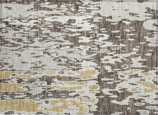 Piper Looms Chantille Abstract ACN957 Brown Machine Washable Area Rug Scatter Main Image