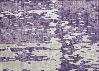 Piper Looms Chantille Abstract ACN957 Purple Machine Washable Area Rug Scatter Main Image