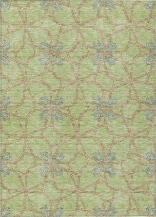 Piper Looms Chantille Geometric ACN958 Aloe Machine Washable Area Rug main image