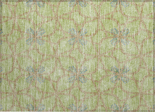 Piper Looms Chantille Geometric ACN958 Aloe Machine Washable Area Rug Scatter Main Image