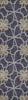 Piper Looms Chantille Geometric ACN958 Charcoal Machine Washable Area Rug Runner Main Image