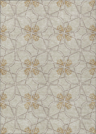 Piper Looms Chantille Geometric ACN958 Ivory Machine Washable Area Rug main image