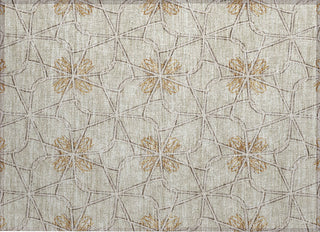 Piper Looms Chantille Geometric ACN958 Ivory Machine Washable Area Rug Scatter Main Image