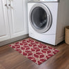 Piper Looms Chantille Geometric ACN959 Burgundy Machine Washable Area Rug Scatter Lifestyle Image Feature