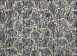Piper Looms Chantille Geometric ACN959 Charcoal Machine Washable Area Rug Scatter Main Image