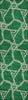 Piper Looms Chantille Geometric ACN959 Emerald Machine Washable Area Rug Runner Main Image
