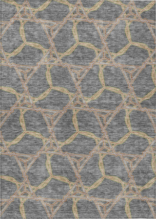 Piper Looms Chantille Geometric ACN959 Gray Machine Washable Area Rug main image