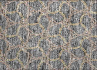 Piper Looms Chantille Geometric ACN959 Gray Machine Washable Area Rug Scatter Main Image