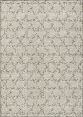 Piper Looms Chantille Geometric ACN960 Beige Machine Washable Area Rug main image