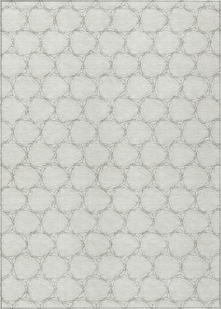 Piper Looms Chantille Geometric ACN960 Ivory Machine Washable Area Rug main image