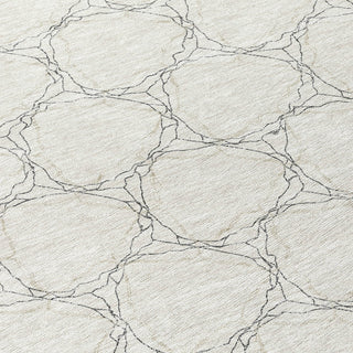 Piper Looms Chantille Geometric ACN960 Ivory Machine Washable Area Rug Swatch Image