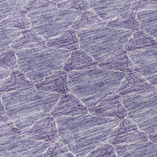 Piper Looms Chantille Geometric ACN960 Lavender Machine Washable Area Rug Swatch Image