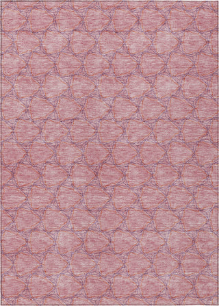 Piper Looms Chantille Geometric ACN960 Pink Machine Washable Area Rug main image