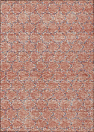 Piper Looms Chantille Geometric ACN960 Salmon Machine Washable Area Rug main image