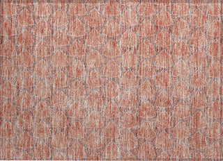 Piper Looms Chantille Geometric ACN960 Salmon Machine Washable Area Rug Scatter Main Image