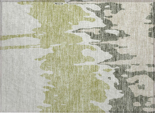 Piper Looms Chantille Abstract ACN961 Aloe Machine Washable Area Rug Scatter Main Image